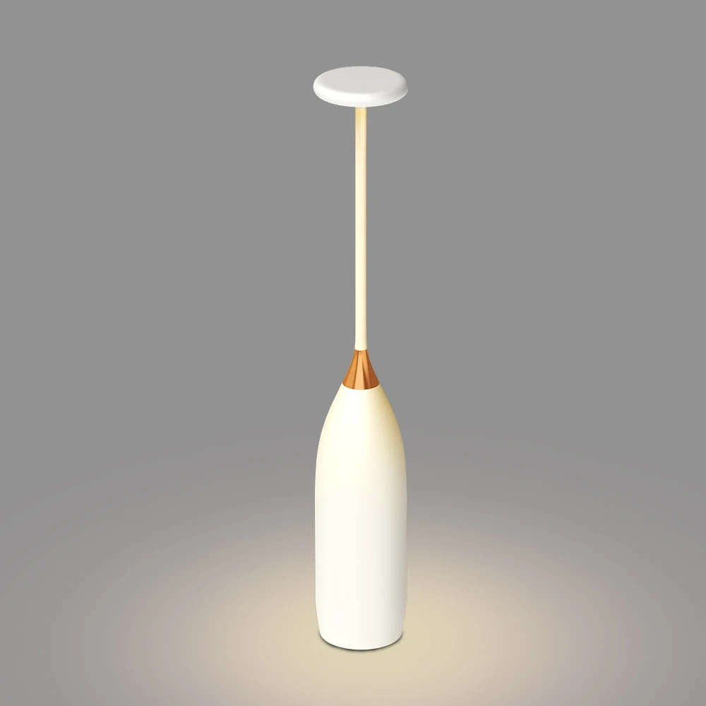 Nordic minimalist cordless touch USB battery powered modern luxury restaurant rechargeable portable headlight table lamp