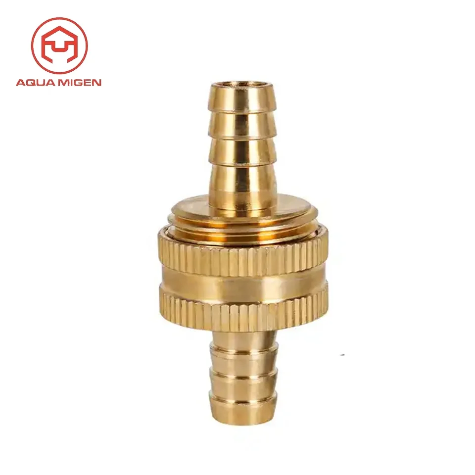 F*M Brass Compression Nipple Fitting For Pvc Hdpe Pe Pipe