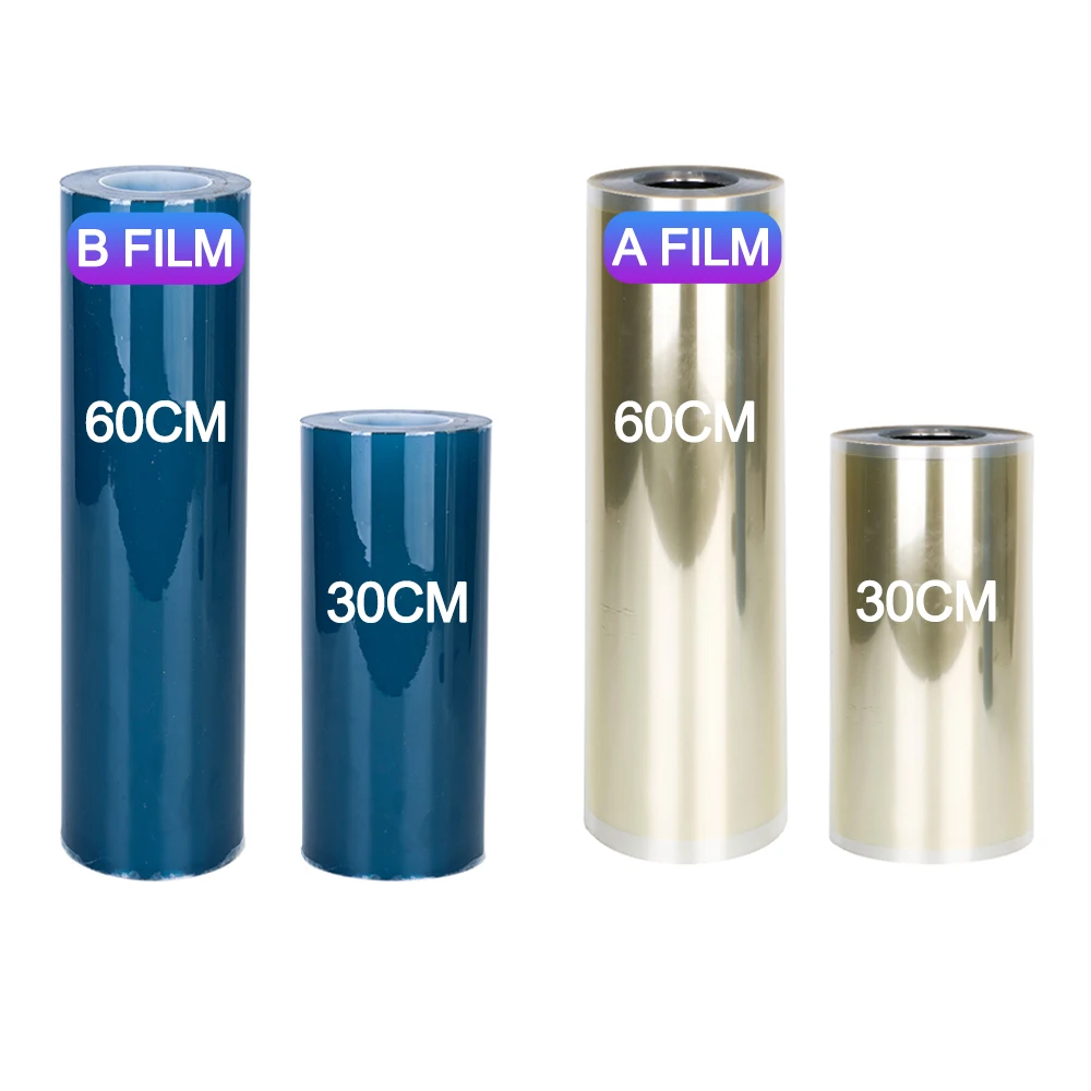 Xcellent UV DTF AB Film Transfer Film Sheet Roll UV DTF Sticker For Flatbed Printer Phone Case Bottle Glass UV transfer film