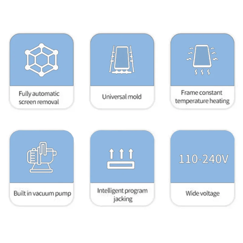 Oem Manufacturer New Product 2022 Magnetic Separator Machine Mobile Phone Screen Repair And Automatic Removal Separator Machine