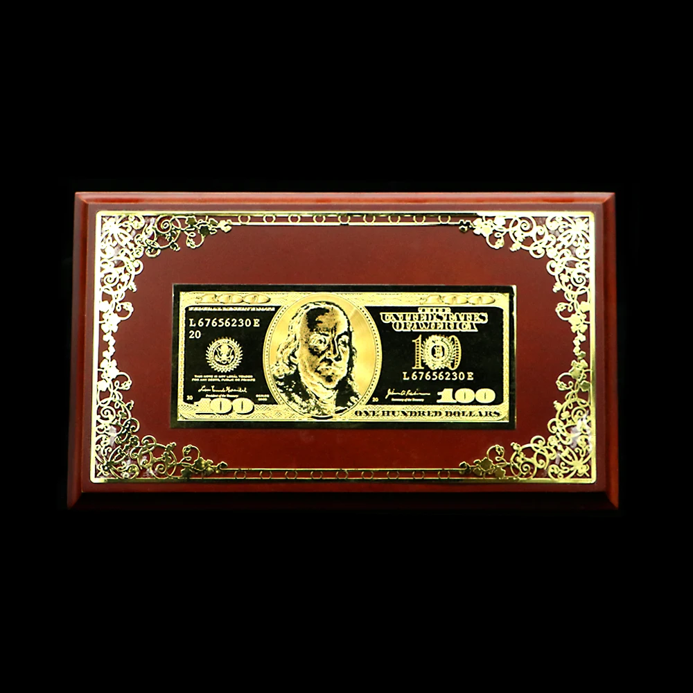 Metal handicraft metal currency collectible dollar bills, decorative souvenir dollars