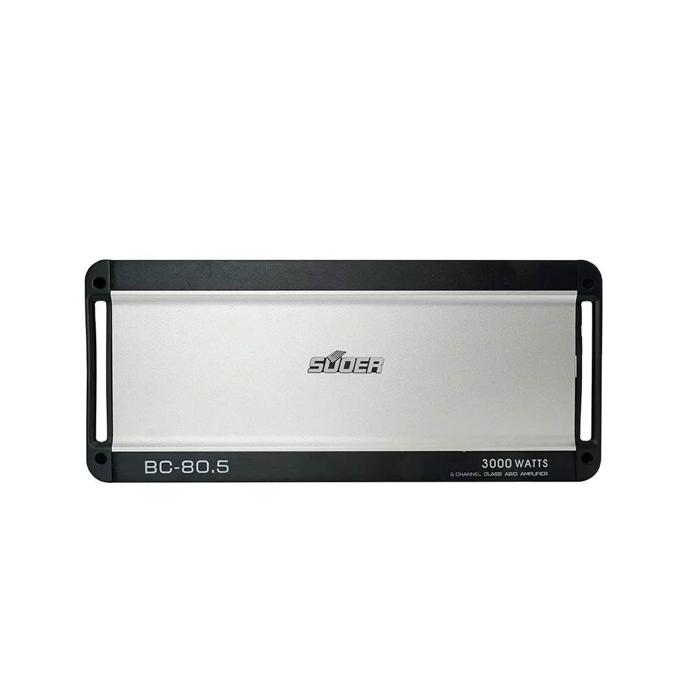 Suoer BC-80.5 New arrival 5 channel 80 watts class D car amplifier mini size amp