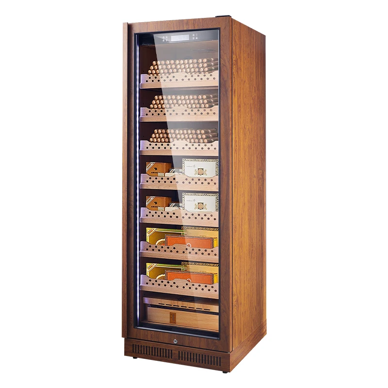 Multi-function Display 430L Cigar Humidor Cabinet Cedar Wood Cigar Humidor Cooler