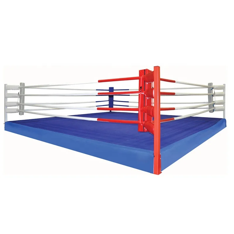 Fitness Gym Thai Kick Training Punch Machine Equipment Home Custom Pads Fighting Hot Sale 4X4 Ropes Cage Mma Price Boxing Ring