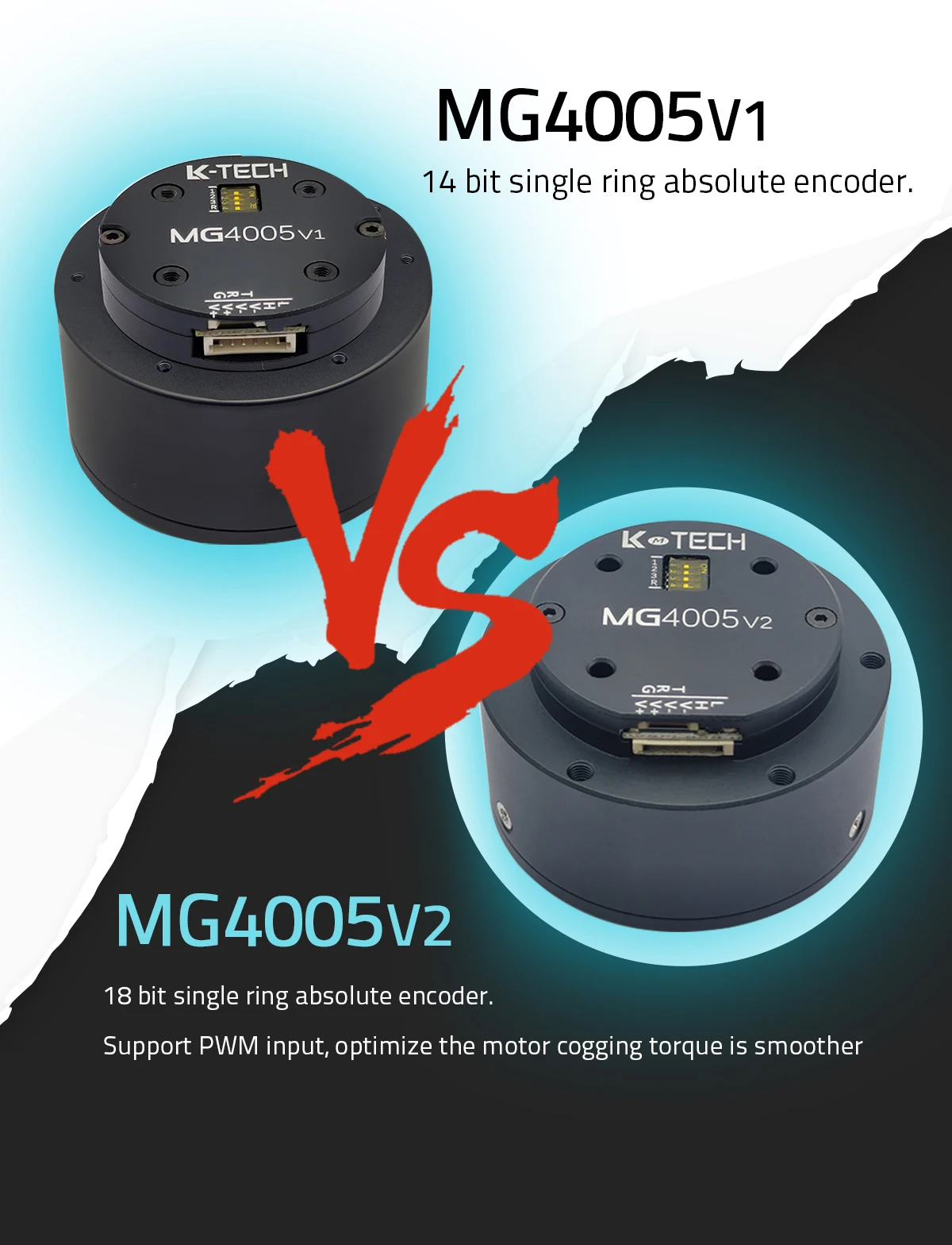 MG4005-i10v2 (RMD-X4) 1Nm Precision mini brushless servo planetary gear reduction DC motor