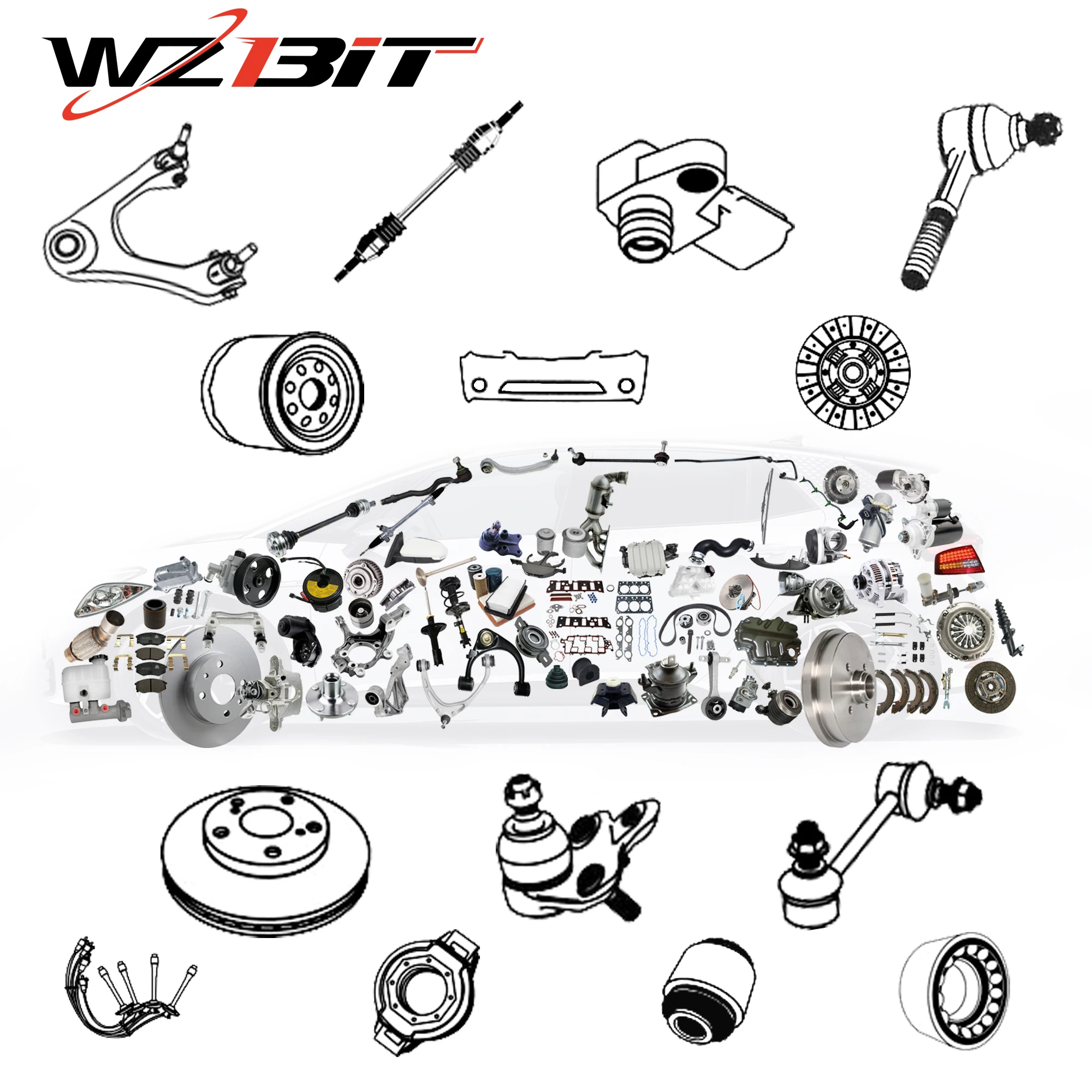 BIT Auto Parts 6426LW Wiper Blade for ALFA ROMEO HONDA Peugeot Fiat Toyota FORD Jeep LARGUS Lada Lancia Renault Nissan OPEL