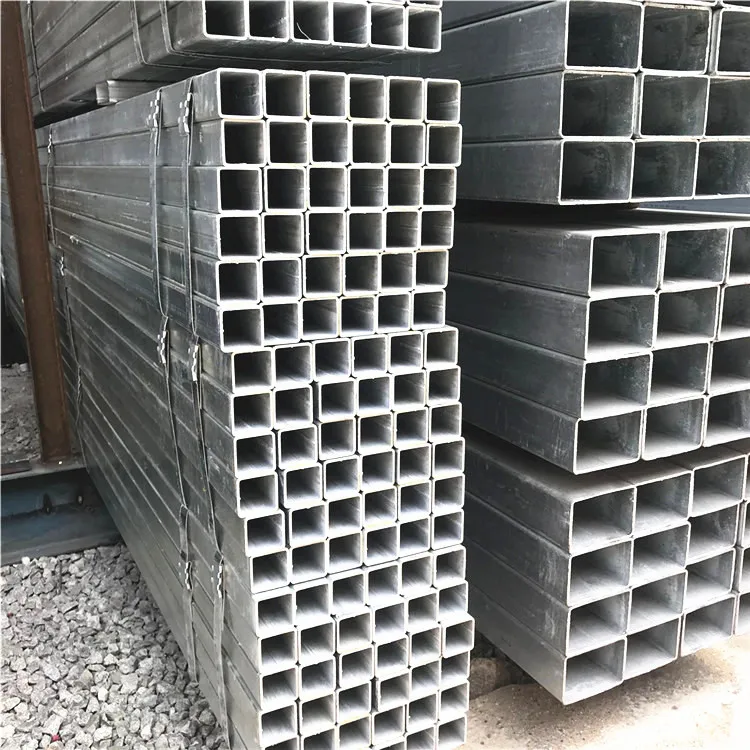 hot sell 50 x 50 rhs and shs galvanized carbon steel square iron pipe ms price list