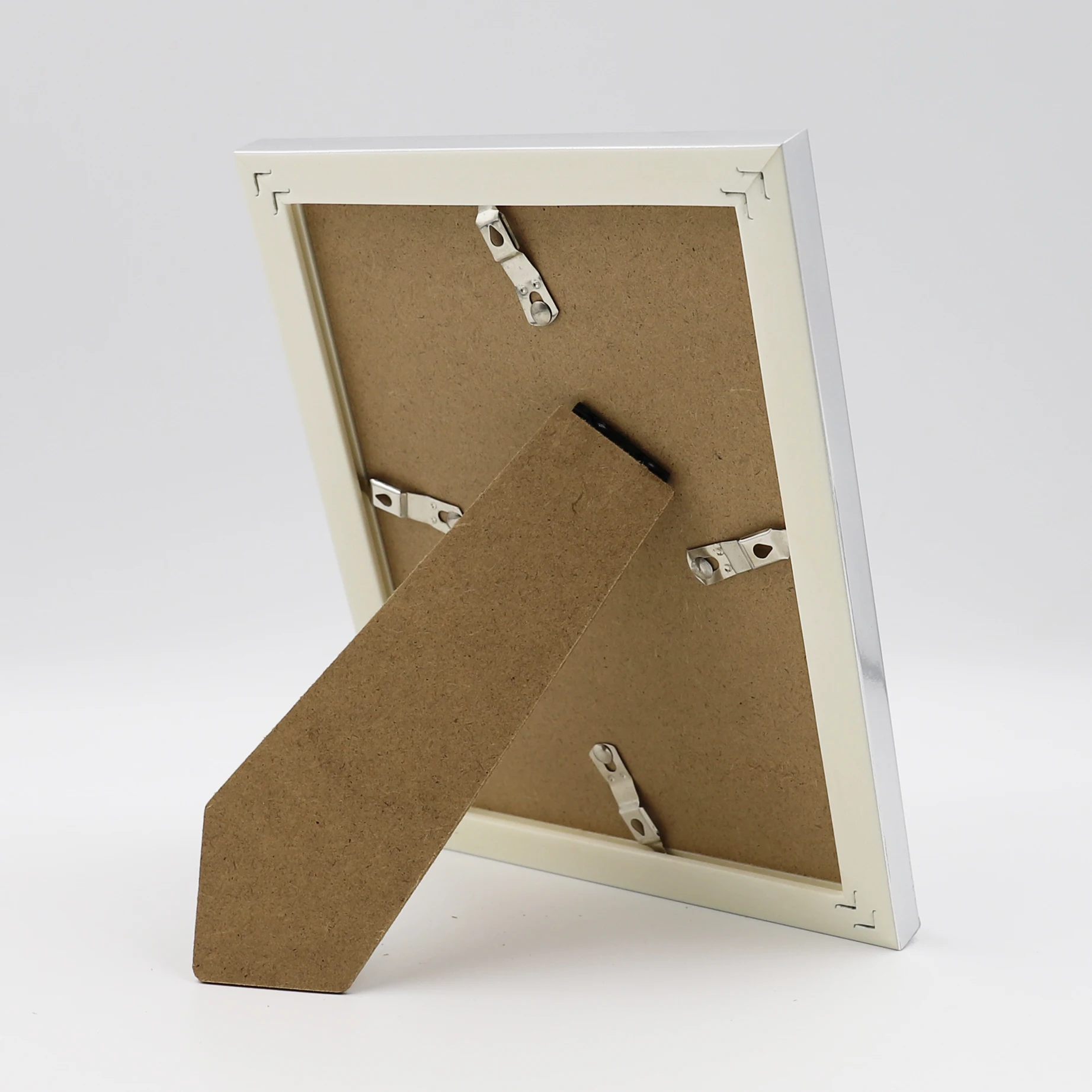 High quality home decoration plastic silver photo frame wall art frame wpc MDF customization picture frame customized color