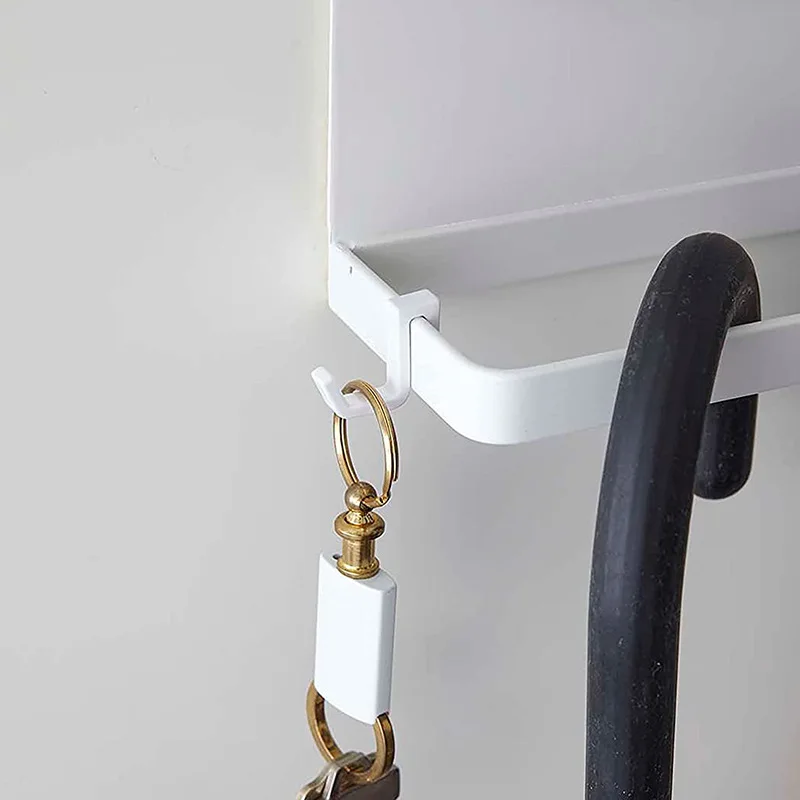 Kitchen Fridge Magnetic Wall-Mounted Storage Racks Refrigerator Display Shelf Magnetic Suction Storage Organizer Wall Rack