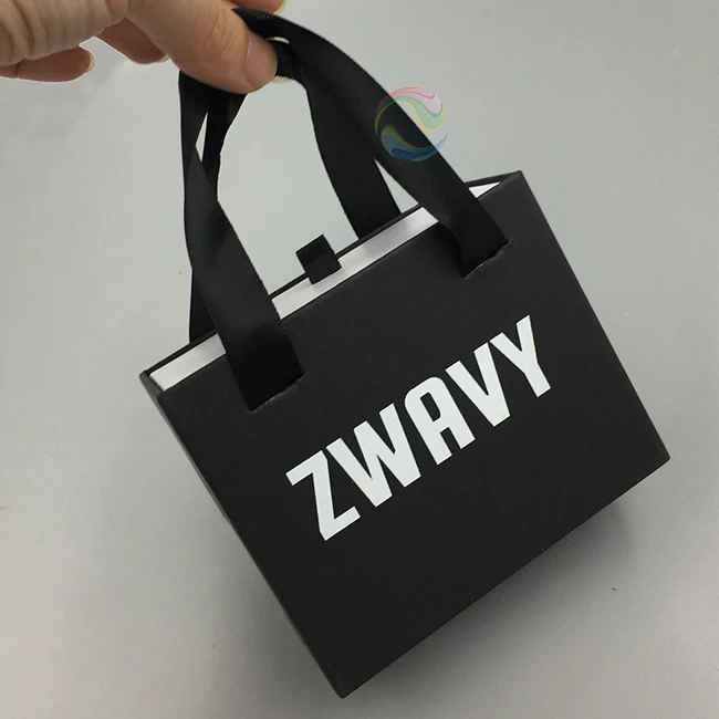 Экологичная белая картонная коробка для упаковки ювелирных изделий с логотипом