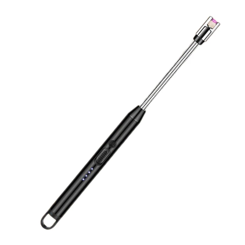 JL 897-2 Wholesale Electronic USB Rechargeable Plasma Arc BBQ Lighter Windproof 360 Degree Free Rotation for Cigarettes