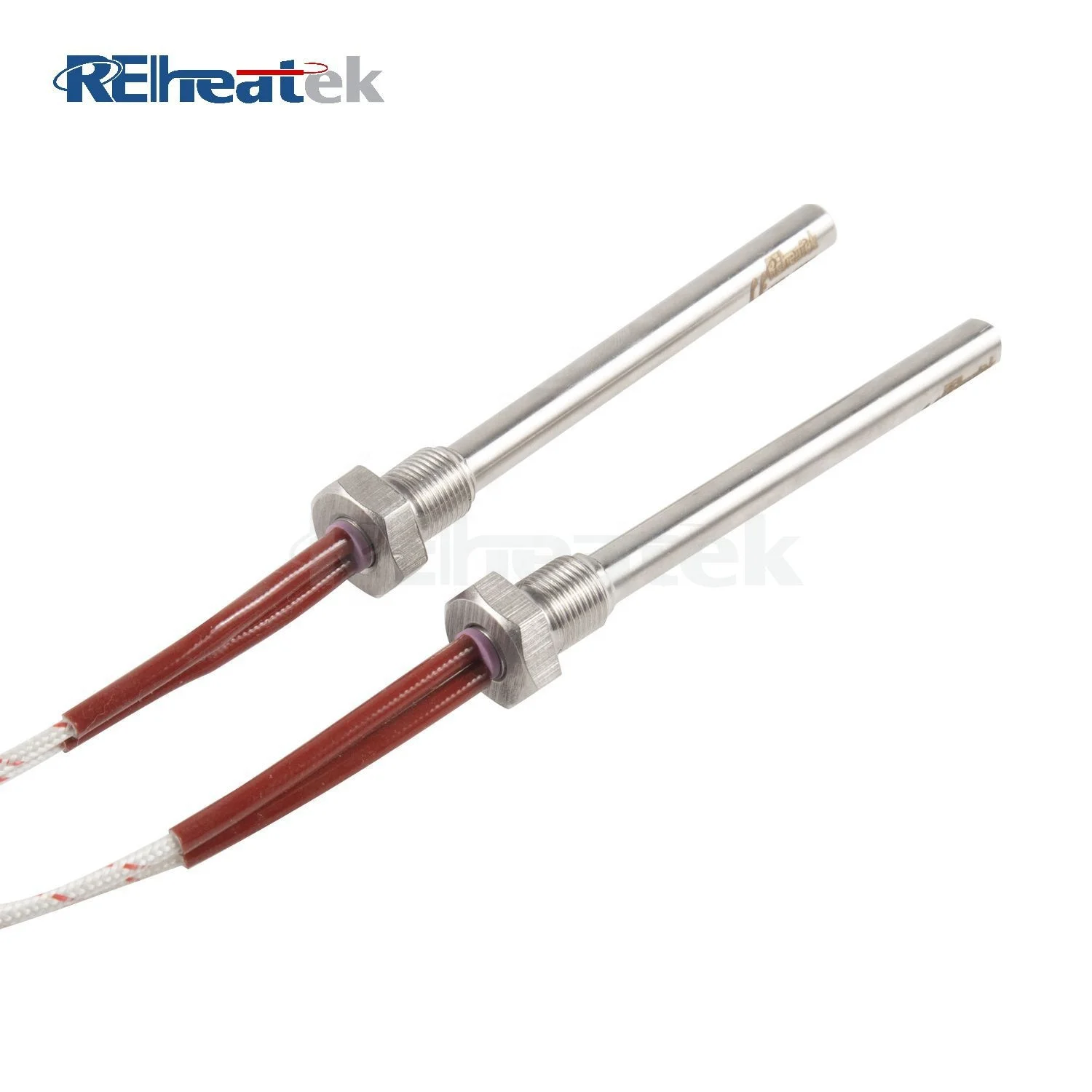 single customized G NPT screw thread fitting cartridge resistance heater for liquid or air