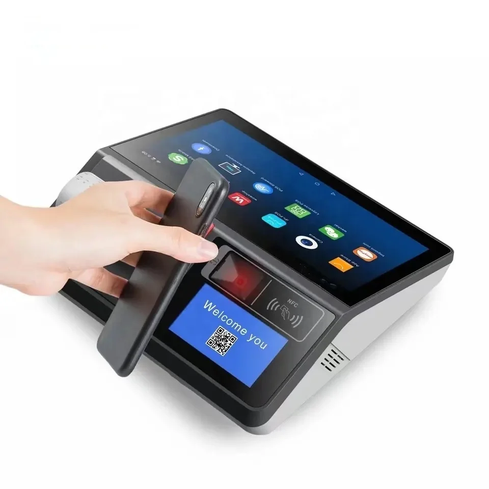 11 6 дюймов настольный сенсорный экран Windows Android Pos система кассир машина с принтером