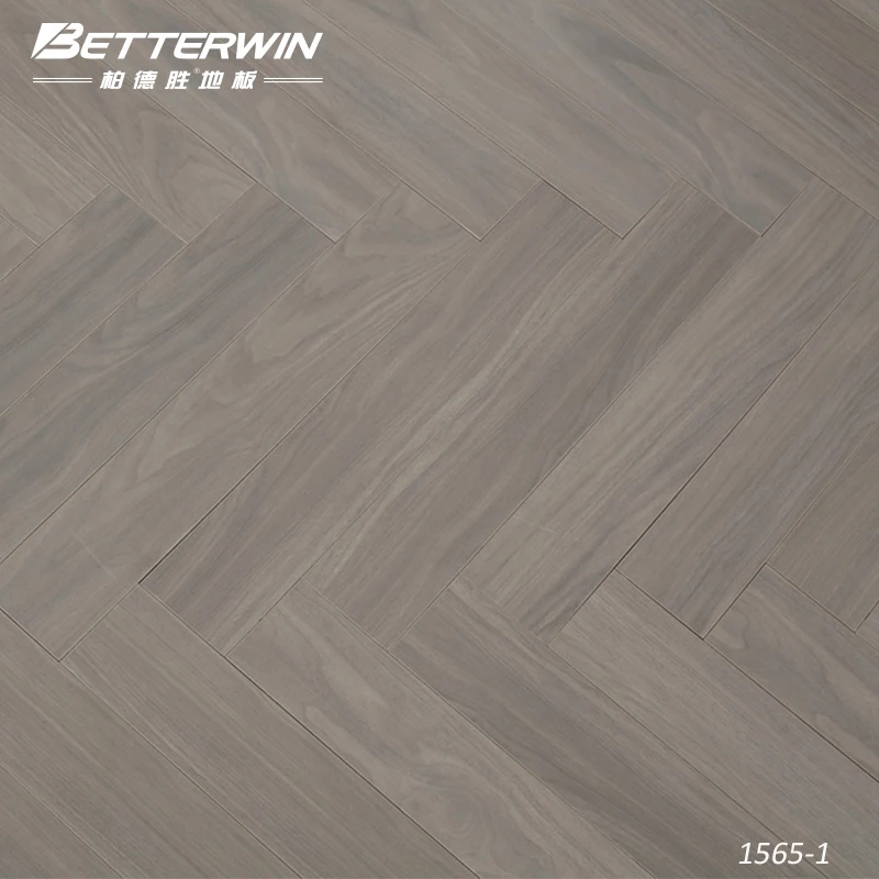 Luxury Herringbone Click Wood Hybrid Flooring 8mm Waterproof