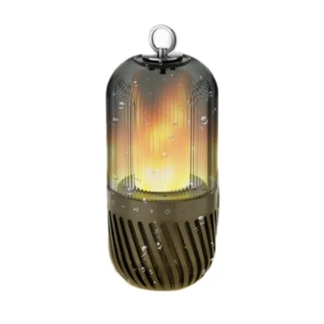 New High Quality Fashion USB Rechargeable Waterproof Lantern Flame Lamp  Night Light Wireless Speaker For Camping
