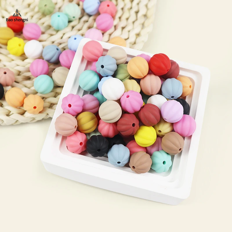 Made in China Spot Silicone Baby Pacifier Chain Accessories DIY Silicone Baby Food Grade Jewelry Bracelet Handmade Beads