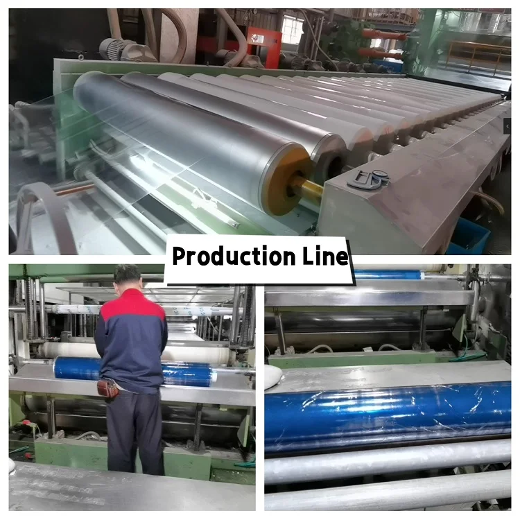 Upright High Quality Flexible Sheet Super Clear Transparent Plastic Pvc Roll Mattress Packing Film
