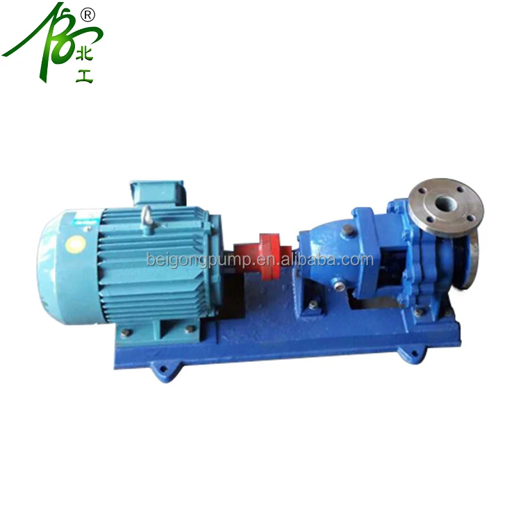 IH IHF industrial chemical pump stainless steel end suction pump explosion-proof hot oil delivery pump