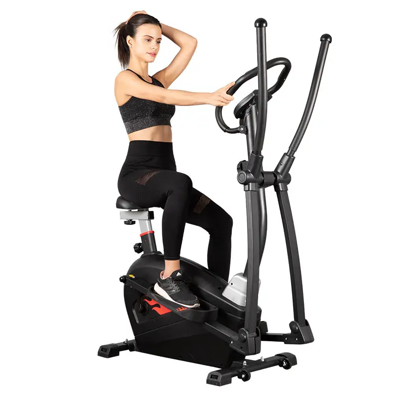 SD-E03 Applied CE Indoor fitness machine 3-in-1 magnetic elliptical cross trainer with 4kg flywheel