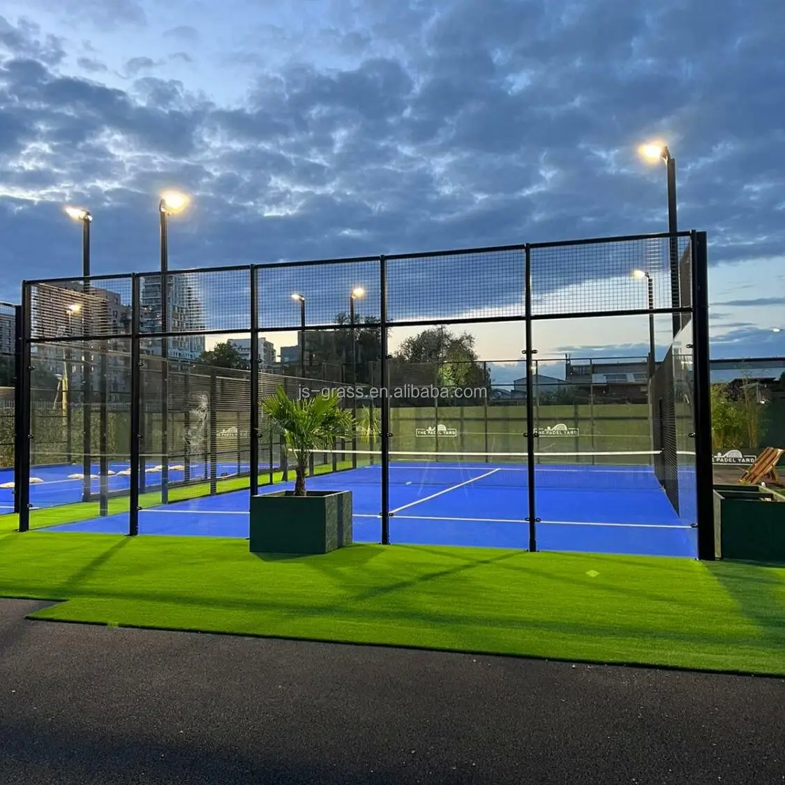 JS Padel Court Exterieur Padel Court Full Set Manufacturer Wholesaler Indoor Outdoor Tennis Court Equipment