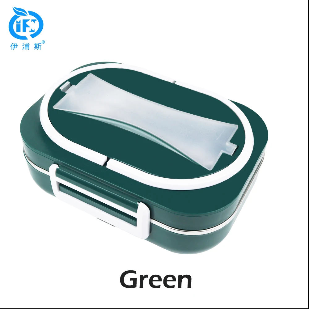 UPGRADE VERSION Electric Lunch Box LEAK PROOF Dual Use CarTruck and Work  1L electric Food Warmer  with 3 compartments