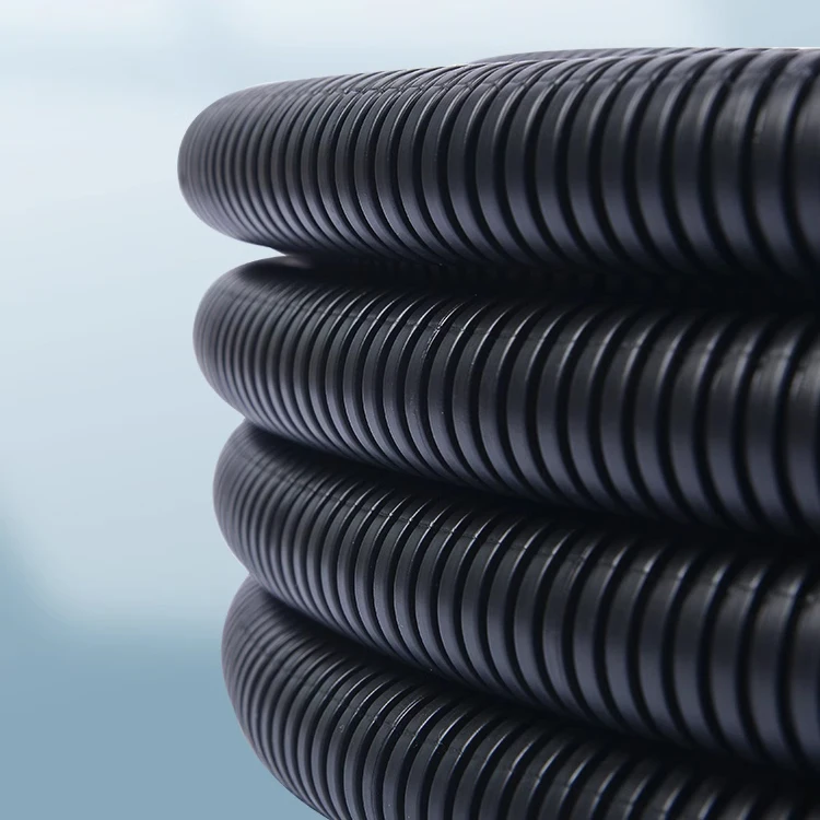 PP Customizable Color Thermoplastic Extrusion Process Corrugated Pipe Discharge Spiral Duct Flame Retardant Hose