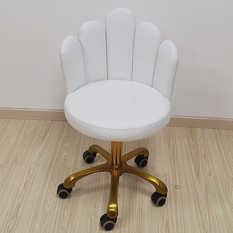 Pink Metal Beauty Salon Small Stool Salon Furniture Equipment Customizable Color Dental Chair