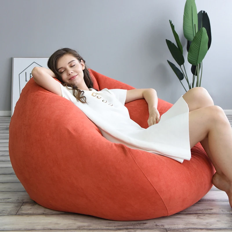 modern home furniture bean bag living room fabric lazy sills inflatable sofa chair Upholstered leisure recliner sofa