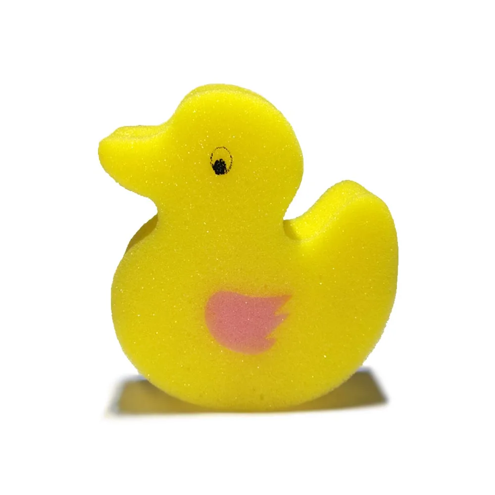 New Arrival Body Sponge Eco-friendly Bath Sponge Yellow Duck Bath Sponge Bath Toy for Kids