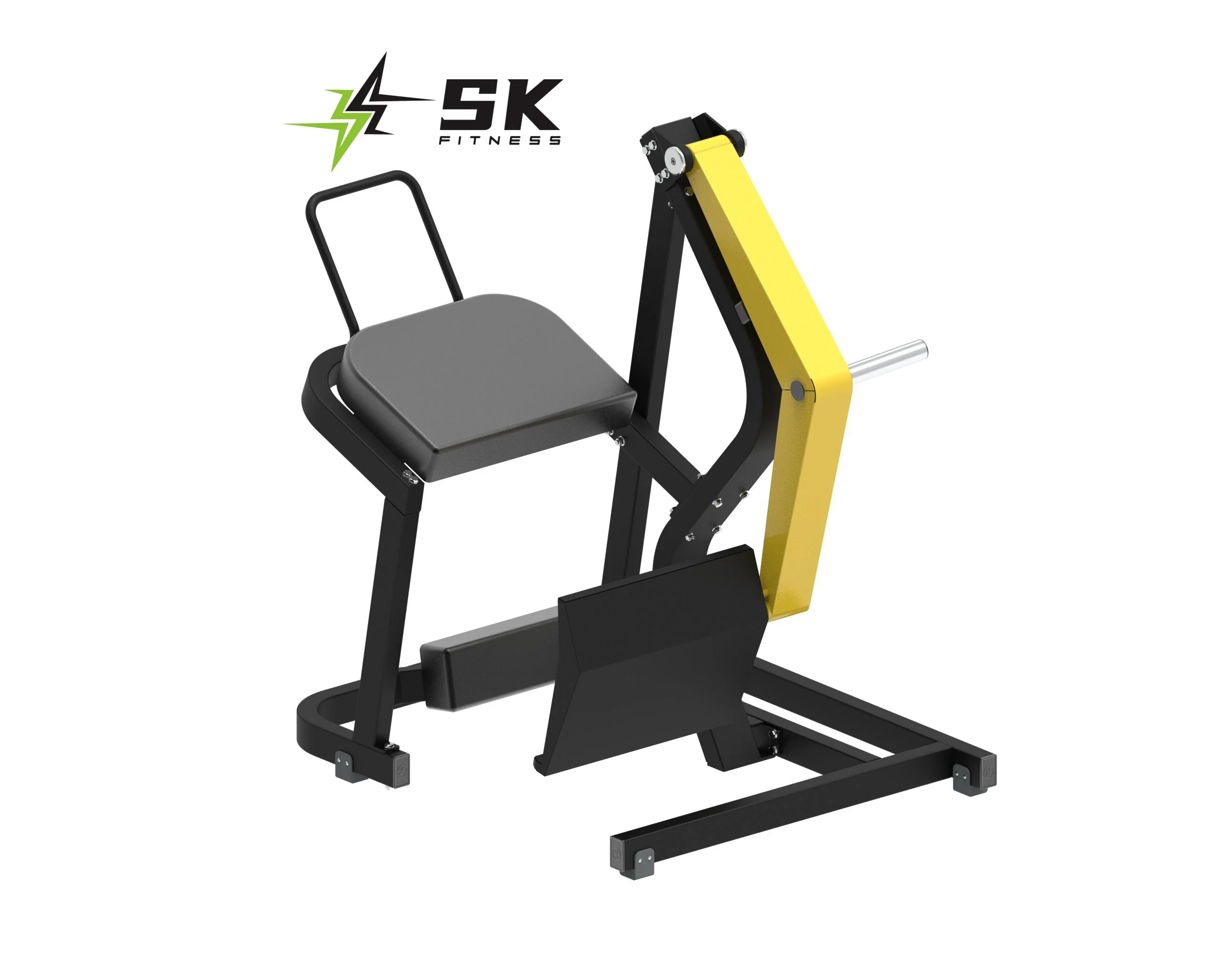 SK-коммерческий стоячий задний ударный тренажер оборудование для фитнеса силовой подъемный с пластиной