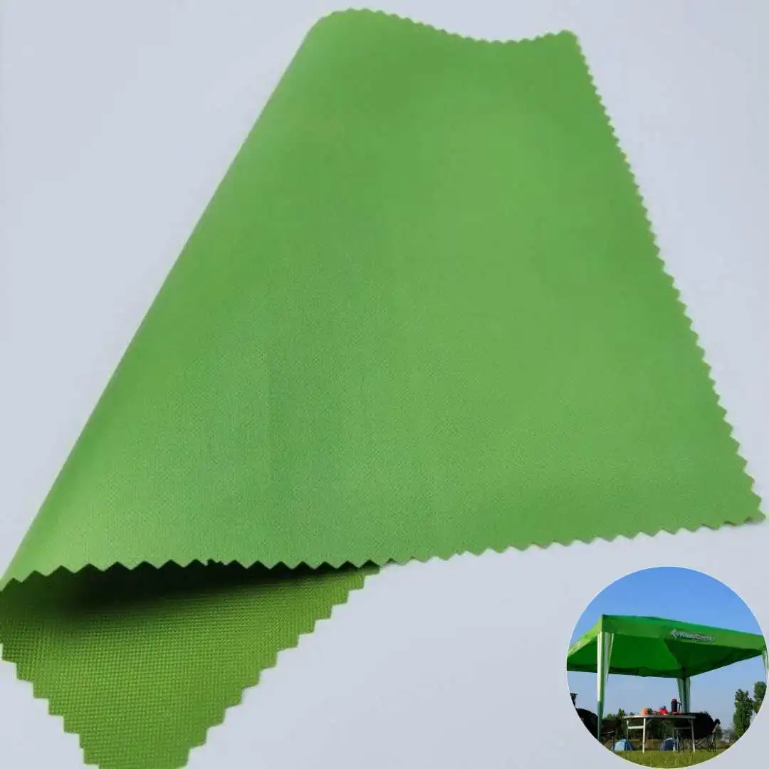 low price polyester oxford waterproof tent fabric with fireproof UV resistance coating for pop up canopy tents display