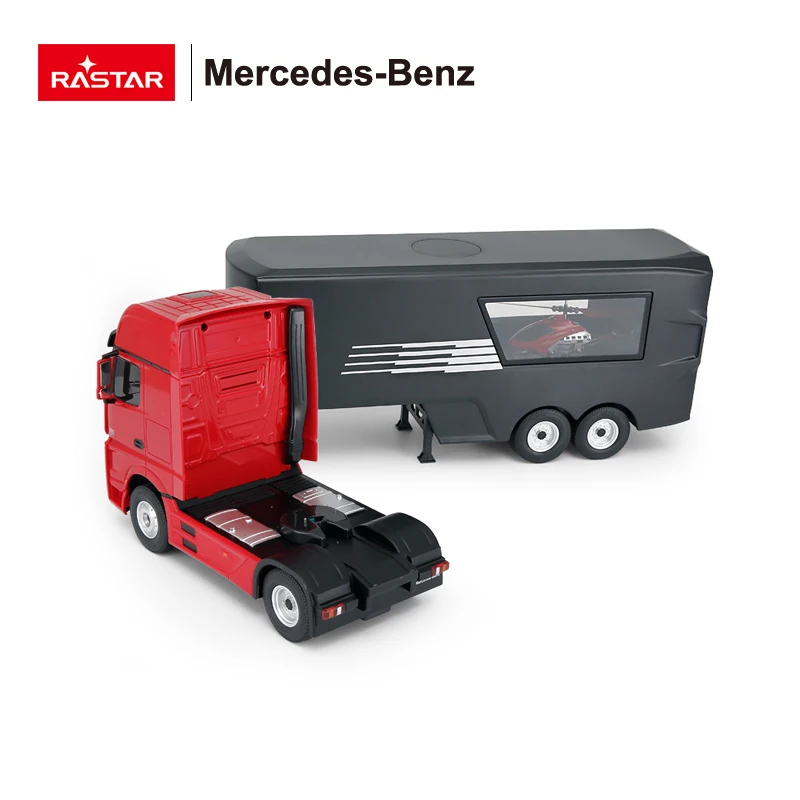 2021 new Rastar Mercedes-Benz Rc Container Truck  rc truck trailer for boy engineering remote control car construction toy car