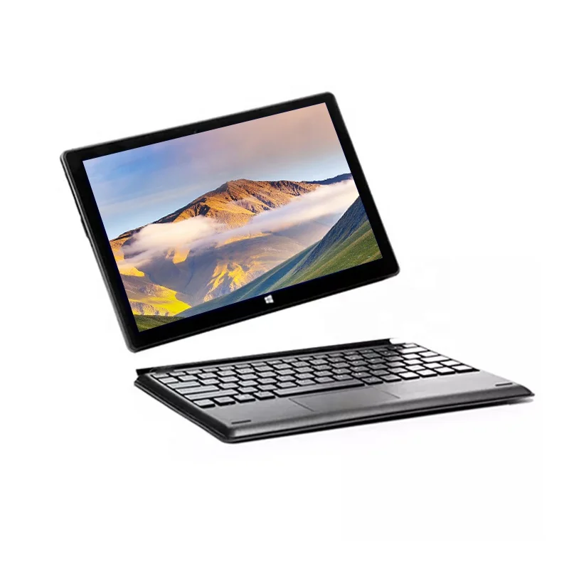 10.1 Inch 2 in 1 touchscreen Laptops 10inch Win 10 Tablet PC Notebook Netbook with detachable keyboard for students business