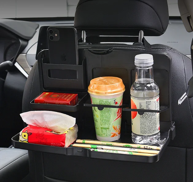 Multifunctional Foldable Car Backseat Dining Table Folding Car Back Seat Table Drink Car Food Tray