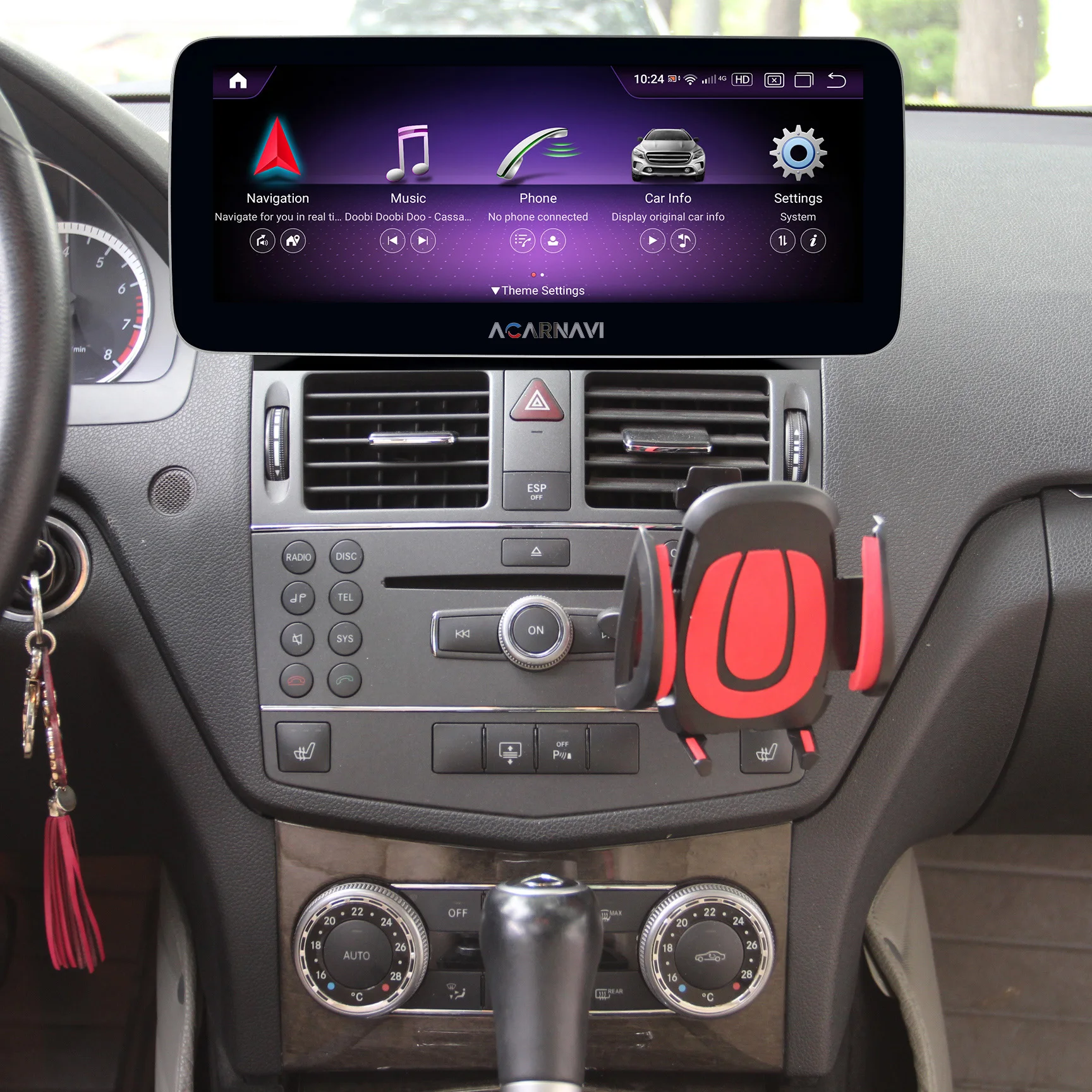 Acardash Qualcomm Snapdragon 662 Android 11 8+256g Car Android Screen Navi For C Class W204 Ntg4.0 12.3 Inch Android Screen