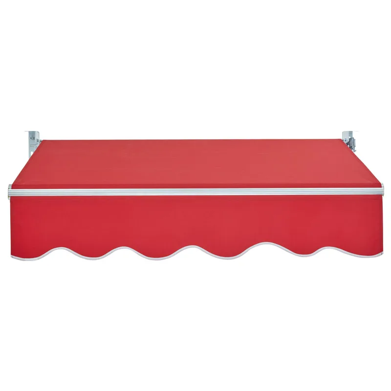 quality  aluminum retractable awnings rain shelter folding arm awning cover canopy outdoor for business