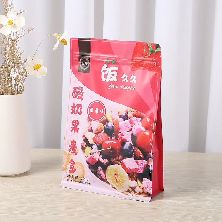 zipper stand pouch  Cheese Pasta Pouch Company Supplies Soup Soy Tomato Sauce Packaging Plastic packing Bag