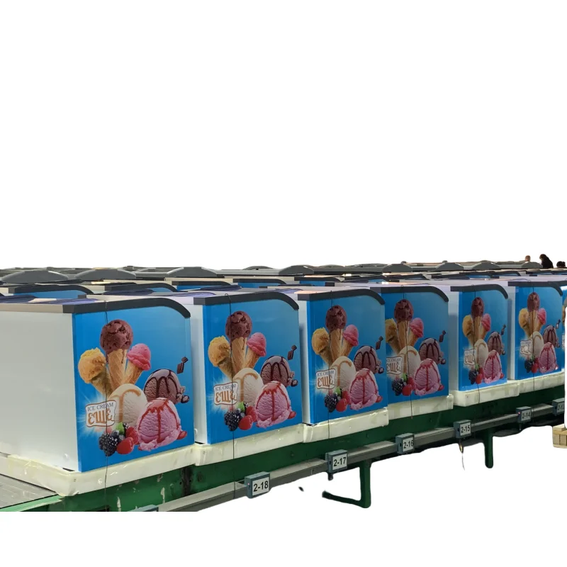 Kenkuhl ice cream freezer ETL Commercial  fridge display cabinet  Ice Cream Display Freezer CE shopping mall