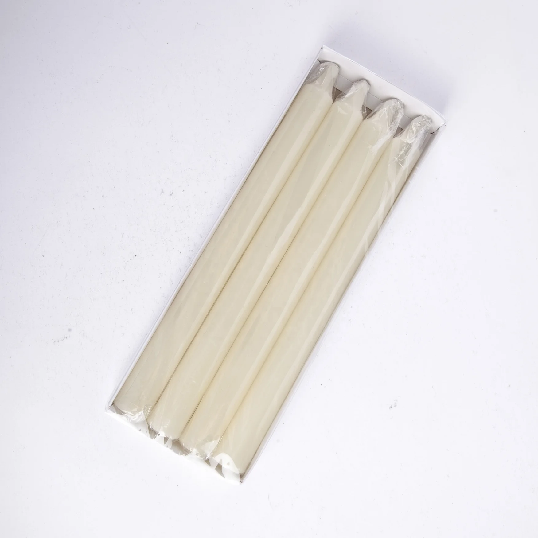 Cheap White Paraffin Wax Art Pillar Religious Long Stick Unscented Candle