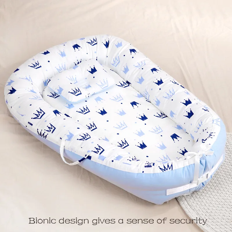 CPC ASTM CPSIA Certified Baby Lounger & Baby Nest for Newborn Portable Bassinet Bed Soft Infant Delight Snuggle Nest