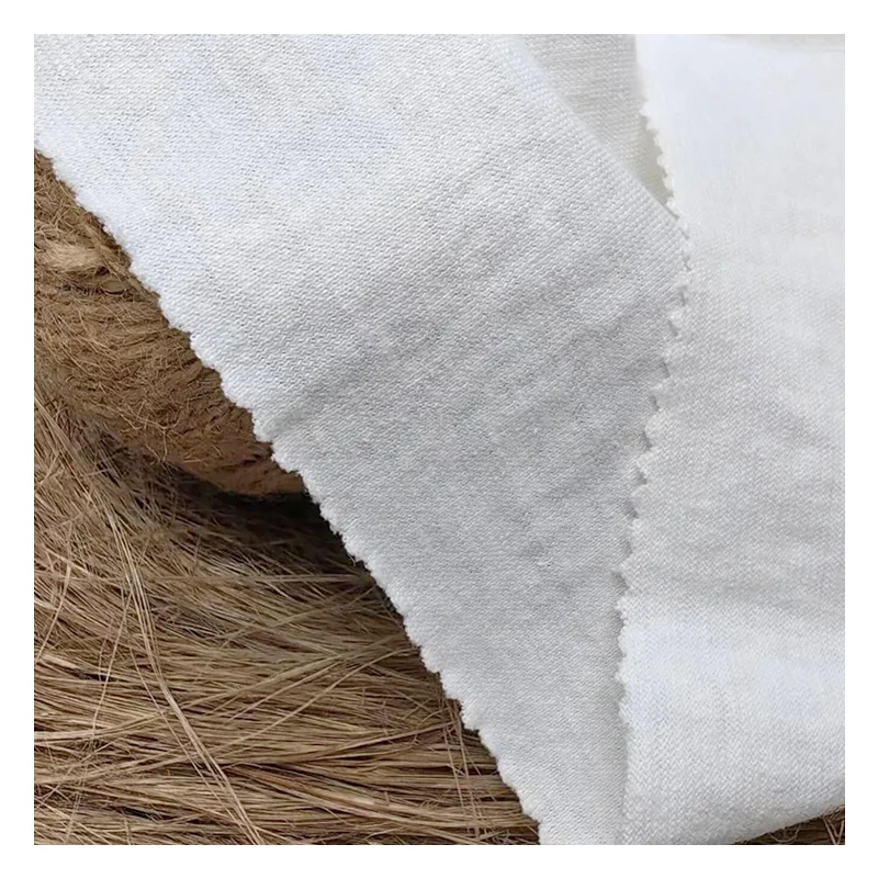 22015 Custom Color Breathable 55% Hemp 45% Organic Cotton Sweatshirts Jersey Knitted Single Jersey Fabric