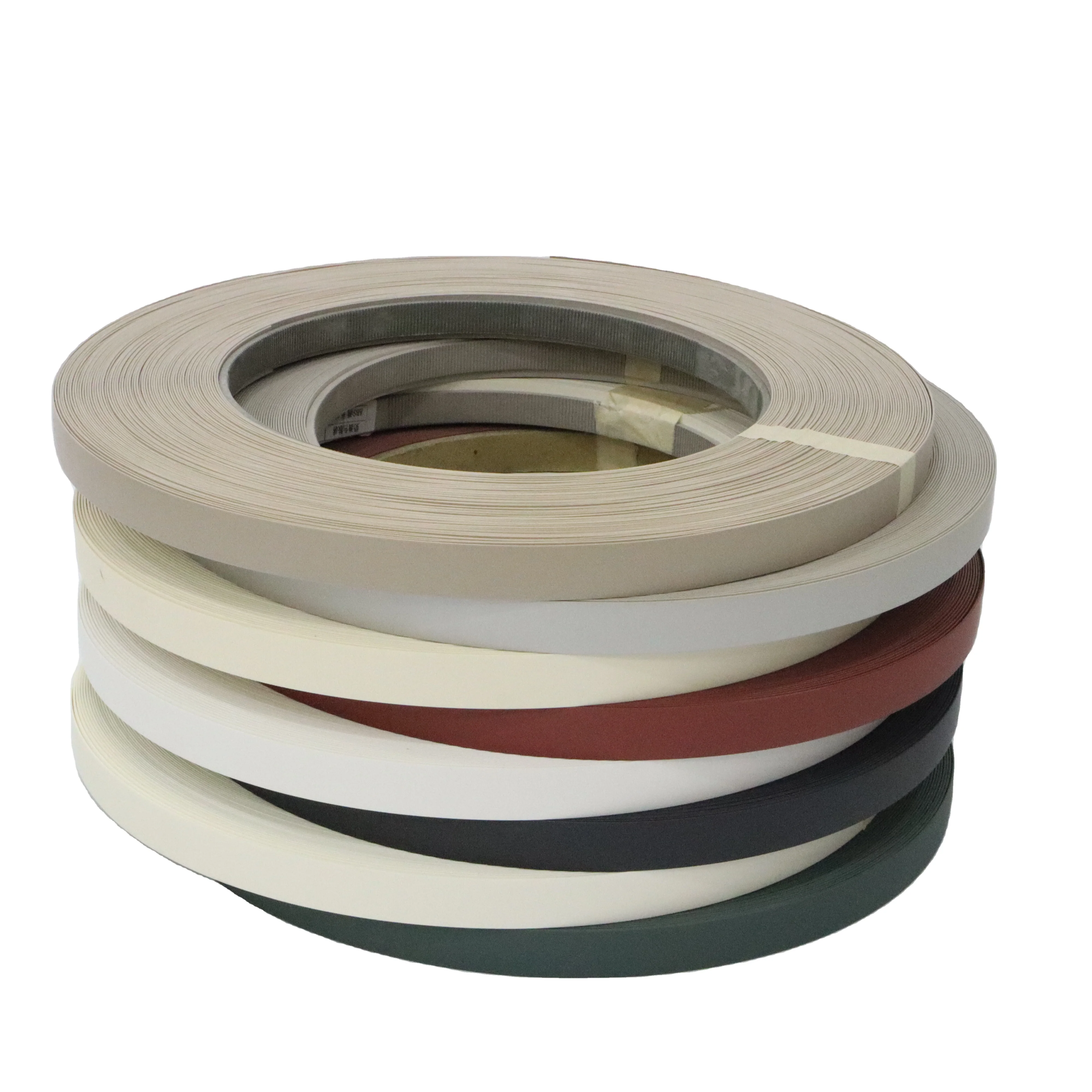Factory White Wood Grain ABS Acrylic PVC Edge Banding Strip Edge Strip Tape Mdf Trim Plywood Pvc Edge Banding