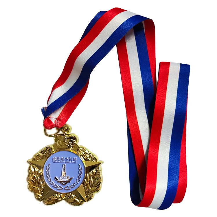 Factory custom wholesale high quality gold medals football sports champions league metal award medal