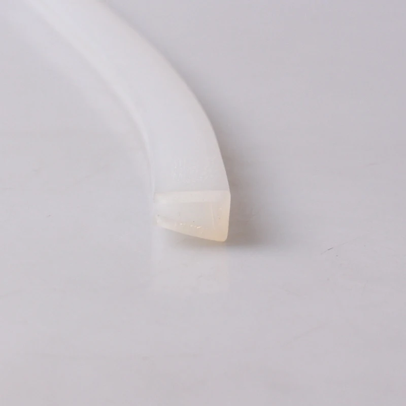 U shape profile silicone sheet metal edge trim protection rubber seal strip for boat windshield gasket