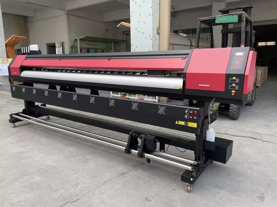 New style high Speed Large Format Eco Solvent printer XP600/I1600/I3200 single/double head Digital Inkjet printer