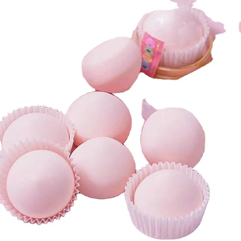 Hot Seller Beauty Sponge Soft Makeup Blending Sponge Pink Peach Shape Cosmetic Powder Puff Foundation Sponge