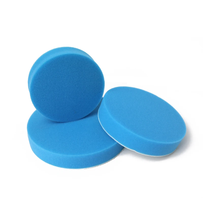 Blue Rough Polishing 2/3/4/5/6/7 Inch Flocked Pad Self-Adhesive Pad Car Paint Care Polishing Pad for Electric Polishing Machine