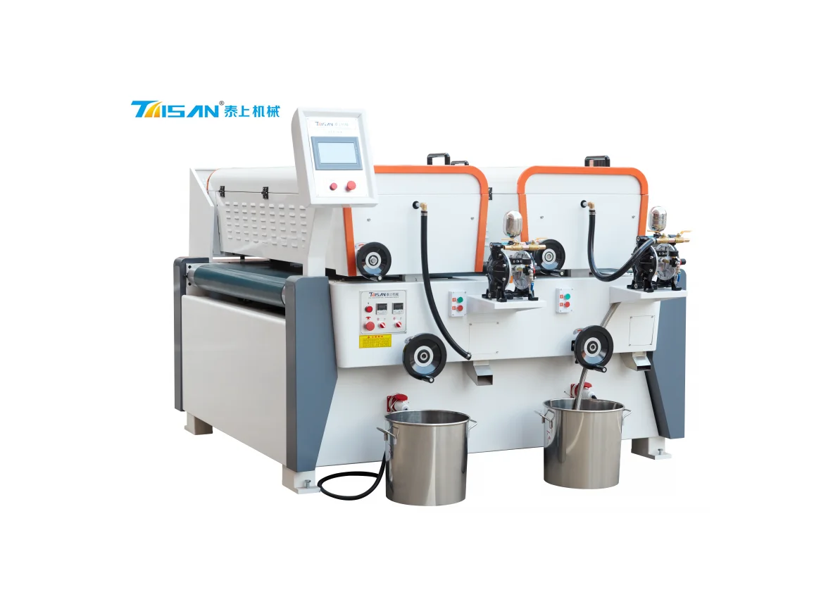 Full Precision automatic MDF Furniture panel wood panel UV Coating machine  roller coating Machine