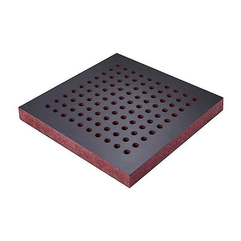 Wood QRD Diffuser Decorative Wooden Perforated Art Acoustic Panels sound absorbing board for ceiling