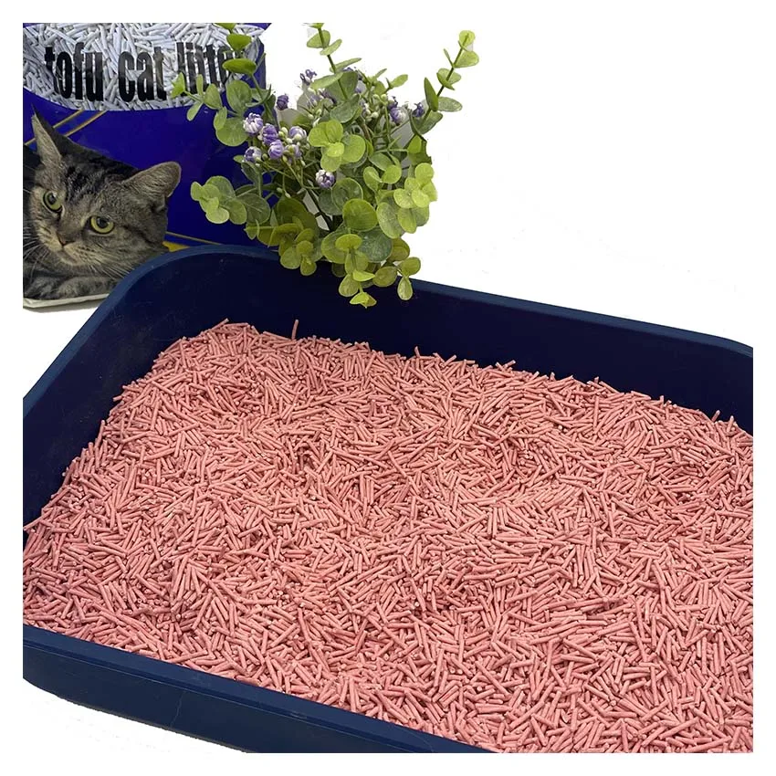 Factory Wholesale Bulk Cat Litter Strong Clumping Pure Natural Tofu Kitty Sand Bentonite Cat Litter